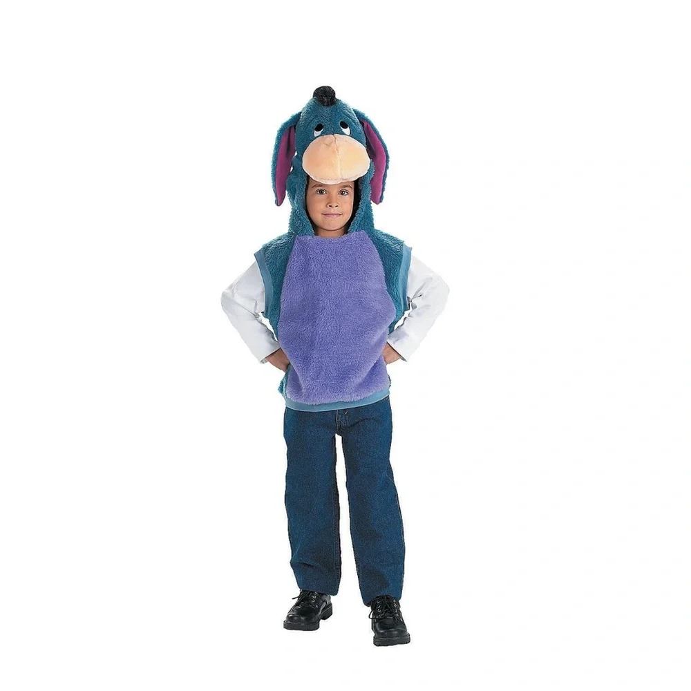 RARE Disney Eeyore Costume Halloween Unisex Small 1-2T Sherpa